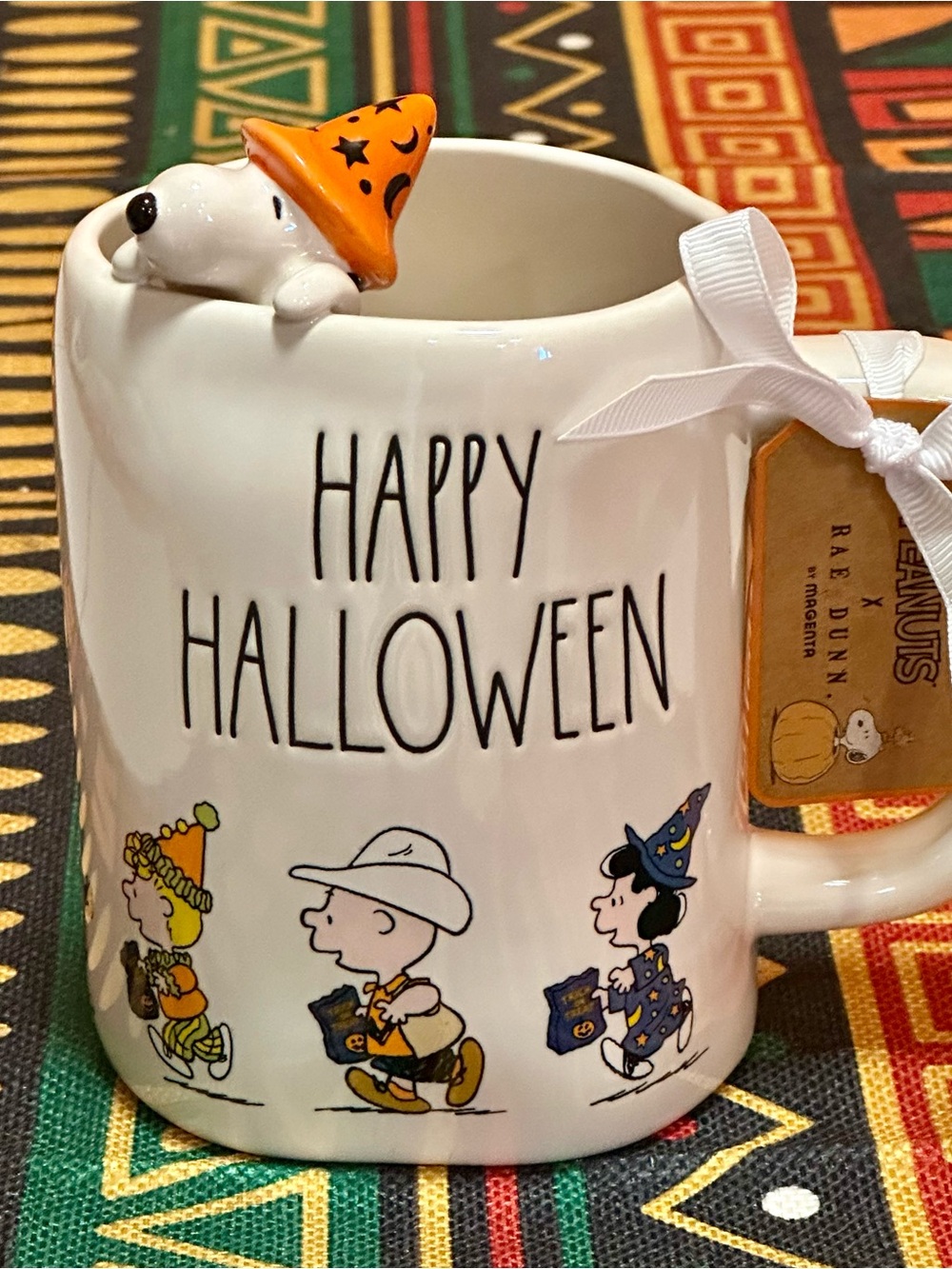 🎃 NWT Rae Dunn x Peanuts SNOOPY Halloween Mug